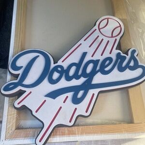Dodger Foam Logo sign